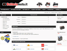 Tablet Screenshot of batteriamoto.it